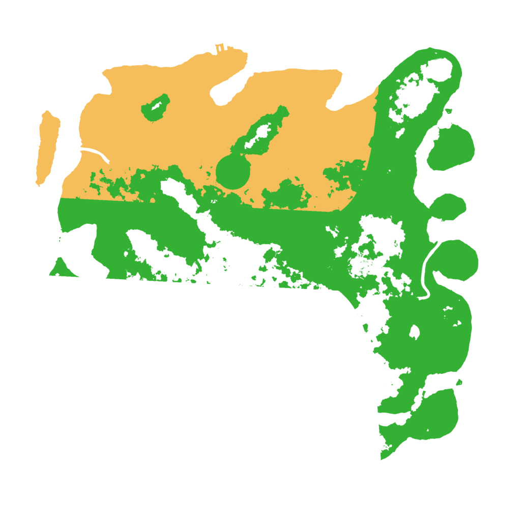 Biome Rust Map: Procedural Map, Size: 4000, Seed: 1792608820