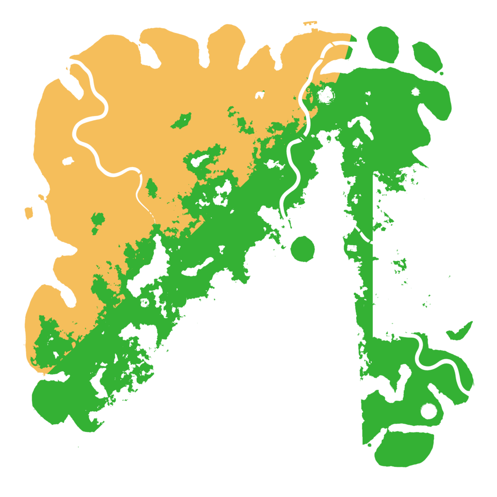 Biome Rust Map: Procedural Map, Size: 5500, Seed: 8771