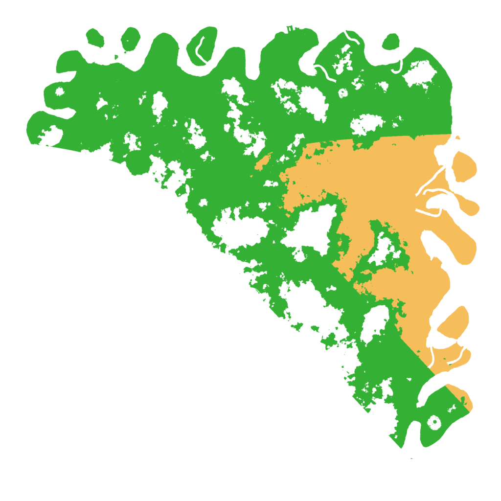 Biome Rust Map: Procedural Map, Size: 5500, Seed: 7273511