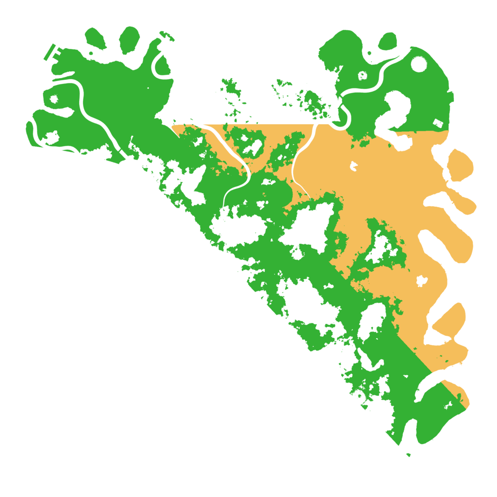 Biome Rust Map: Procedural Map, Size: 5500, Seed: 7273511