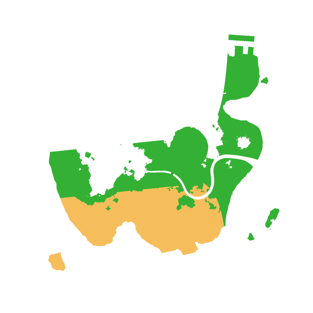 Biome Rust Map: Procedural Map, Size: 2234, Seed: 131334