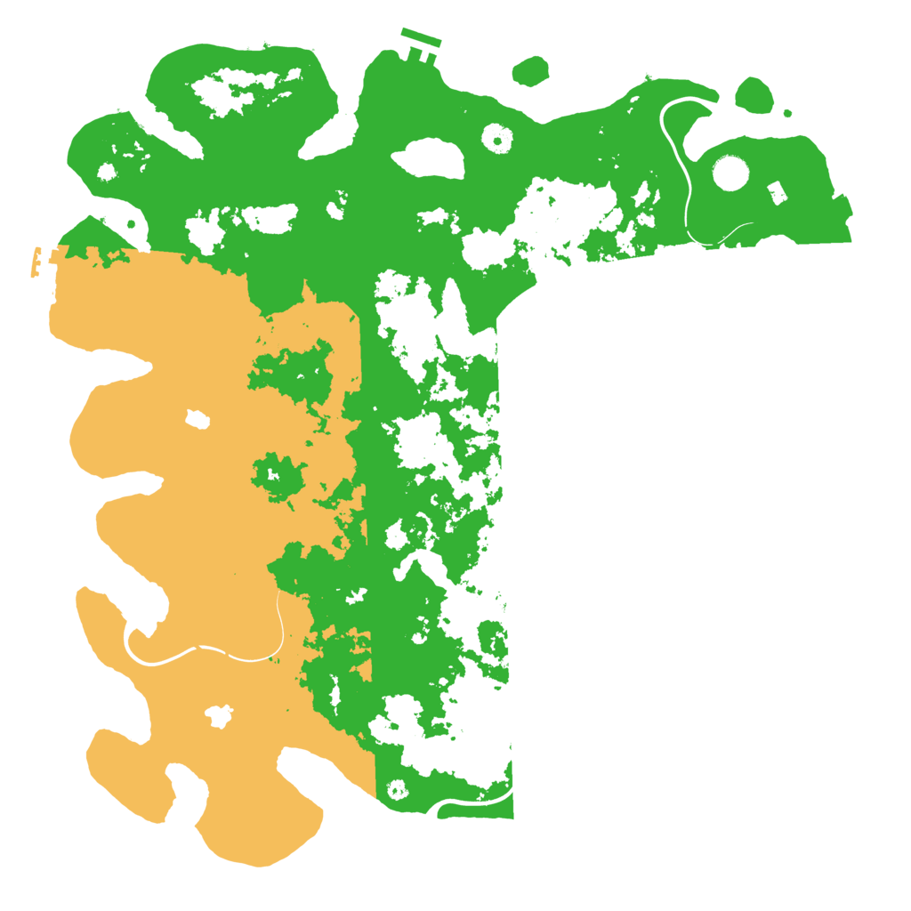 Biome Rust Map: Procedural Map, Size: 4500, Seed: 664119039