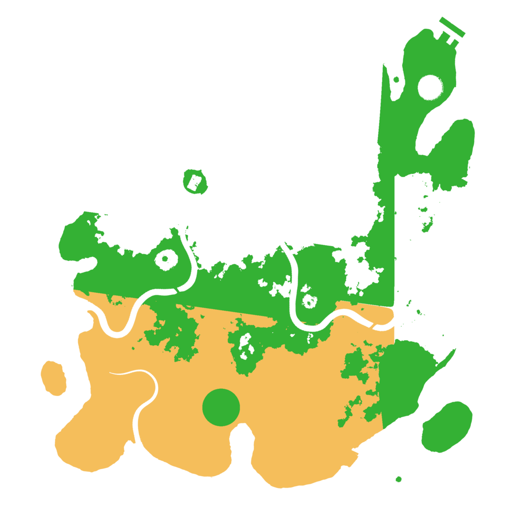 Biome Rust Map: Procedural Map, Size: 3700, Seed: 139673376