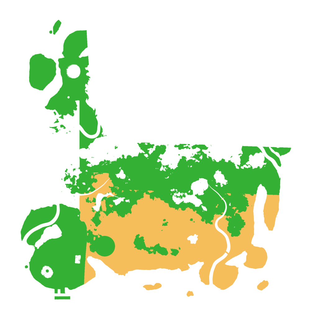 Biome Rust Map: Procedural Map, Size: 4100, Seed: 26678