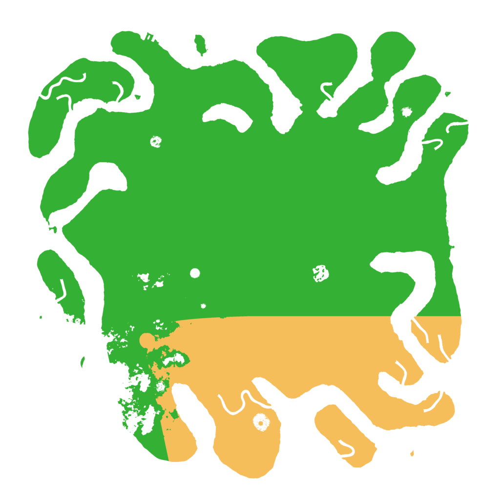 Biome Rust Map: Procedural Map, Size: 4500, Seed: 555799997