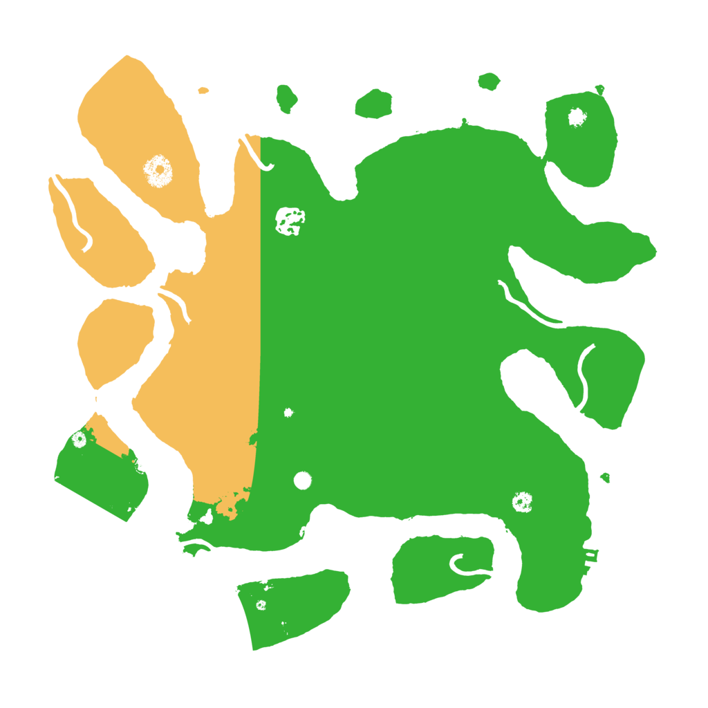 Biome Rust Map: Procedural Map, Size: 3500, Seed: 266353942