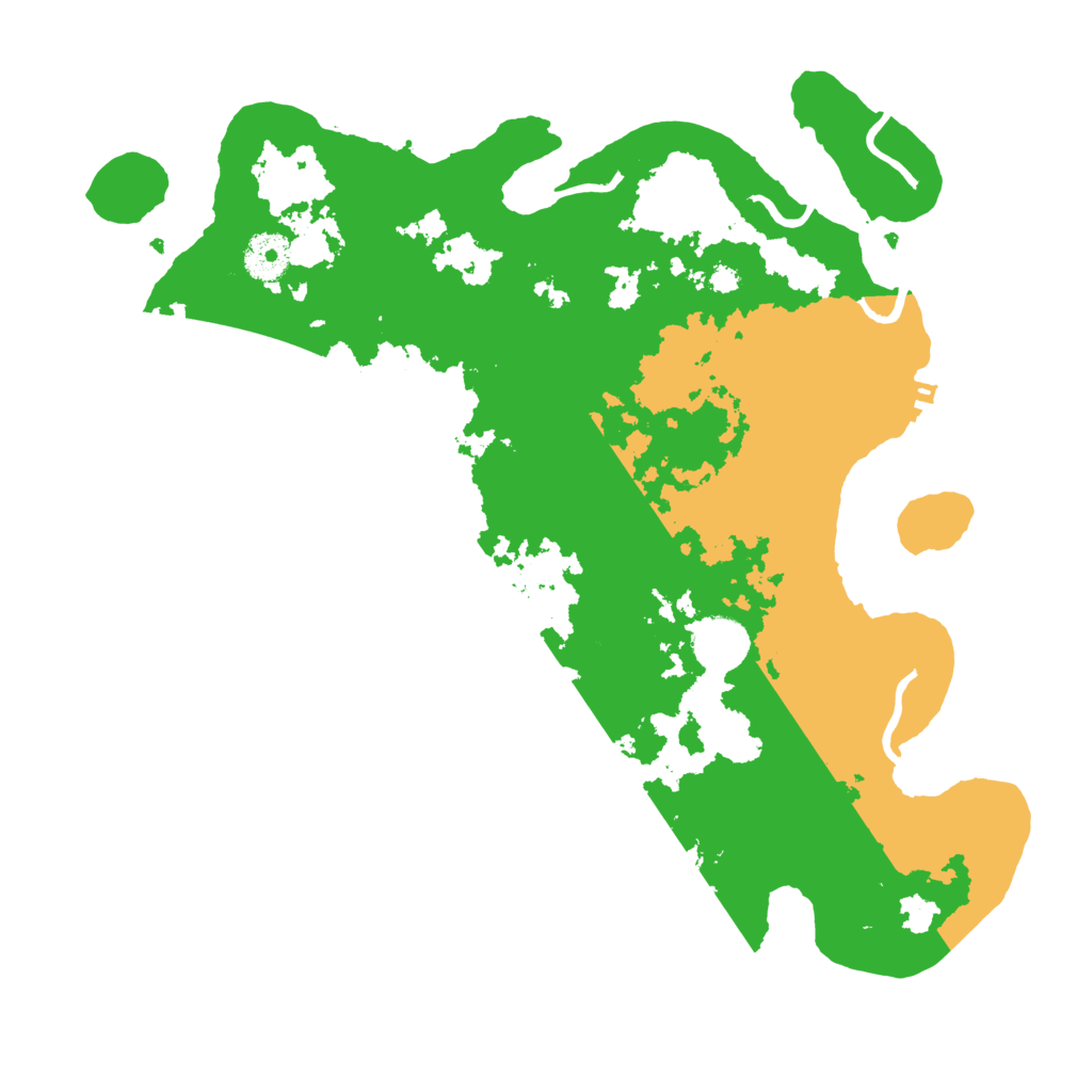 Biome Rust Map: Procedural Map, Size: 3500, Seed: 47001809