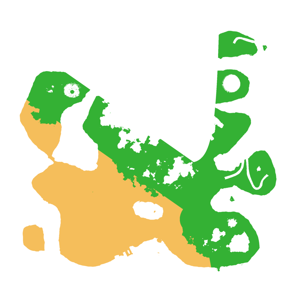 Biome Rust Map: Procedural Map, Size: 3000, Seed: 34343422