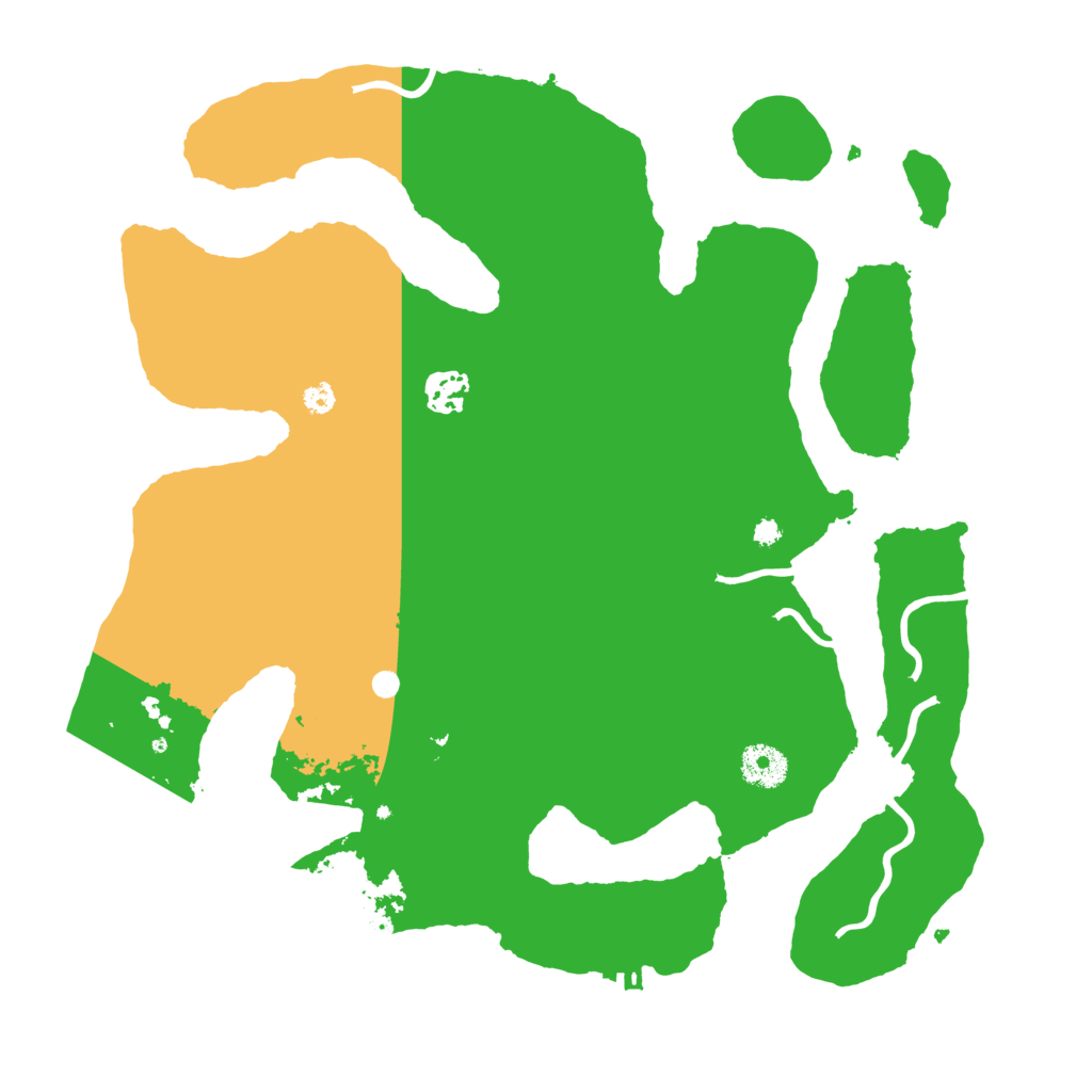 Biome Rust Map: Procedural Map, Size: 3600, Seed: 1744036260