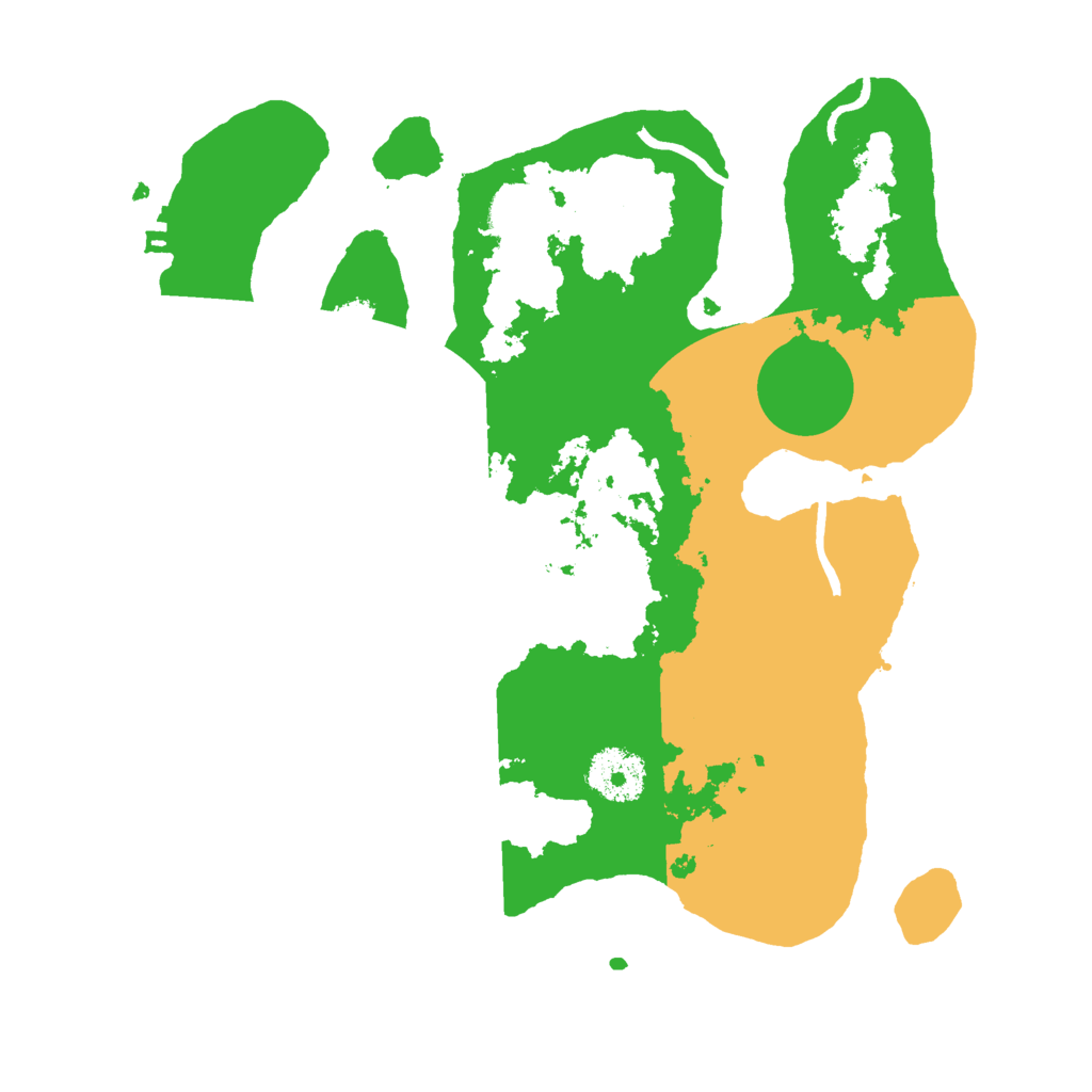 Biome Rust Map: Procedural Map, Size: 3000, Seed: 793506