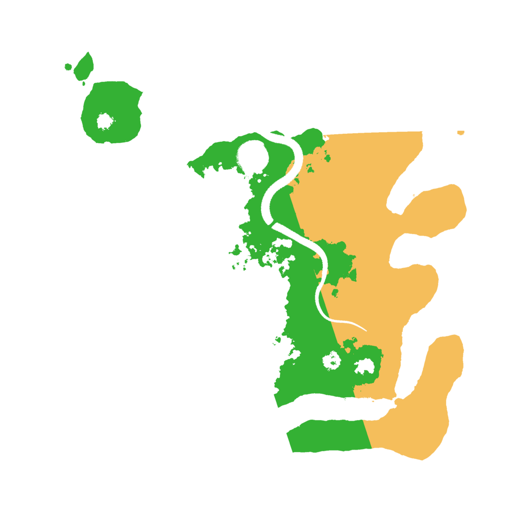 Biome Rust Map: Procedural Map, Size: 2900, Seed: 12022021