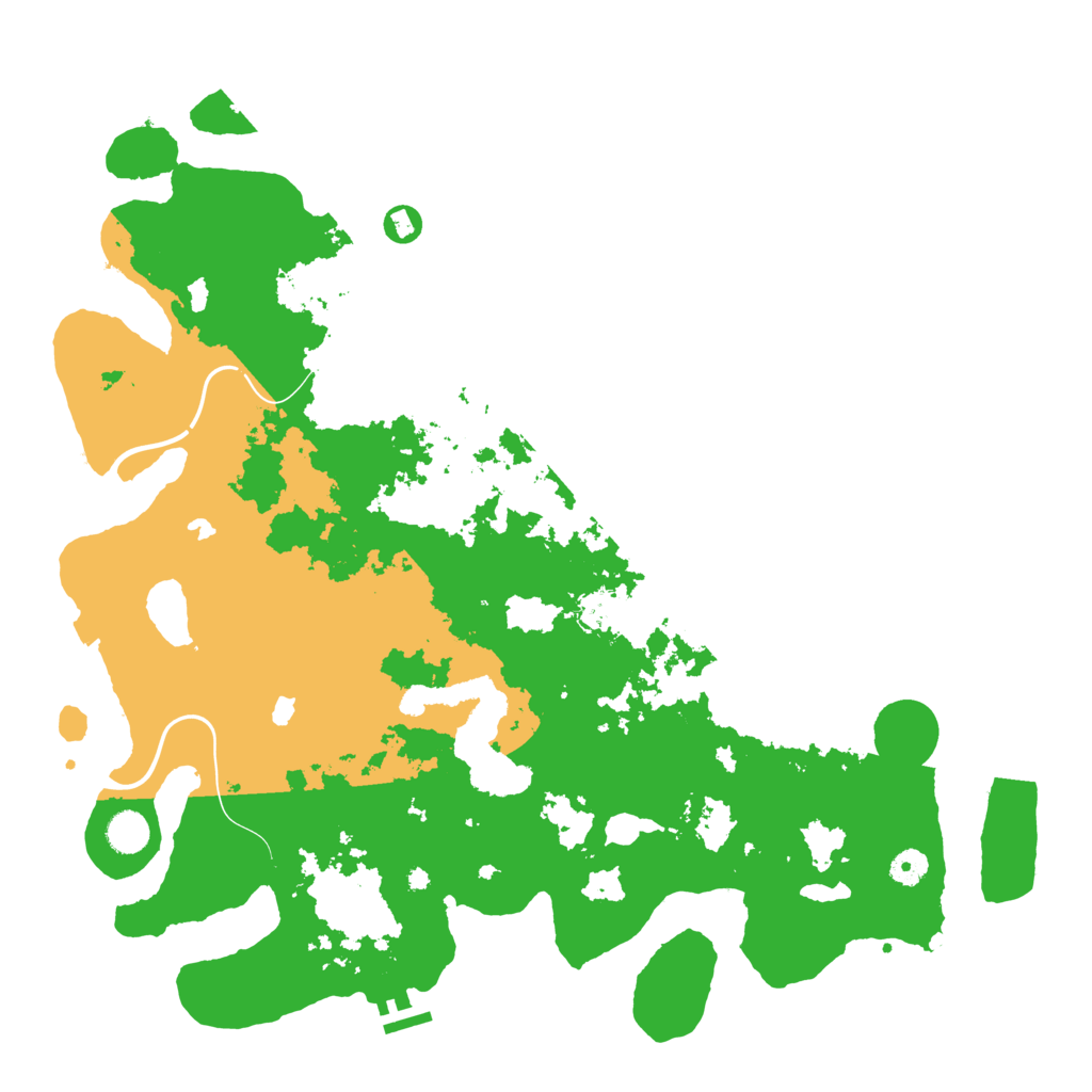 Biome Rust Map: Procedural Map, Size: 4500, Seed: 1716661754