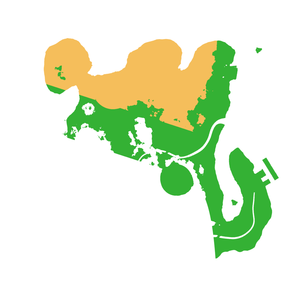 Biome Rust Map: Procedural Map, Size: 2500, Seed: 963557862