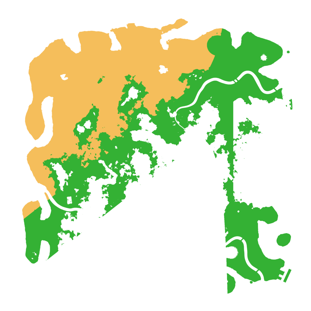 Biome Rust Map: Procedural Map, Size: 4500, Seed: 324414