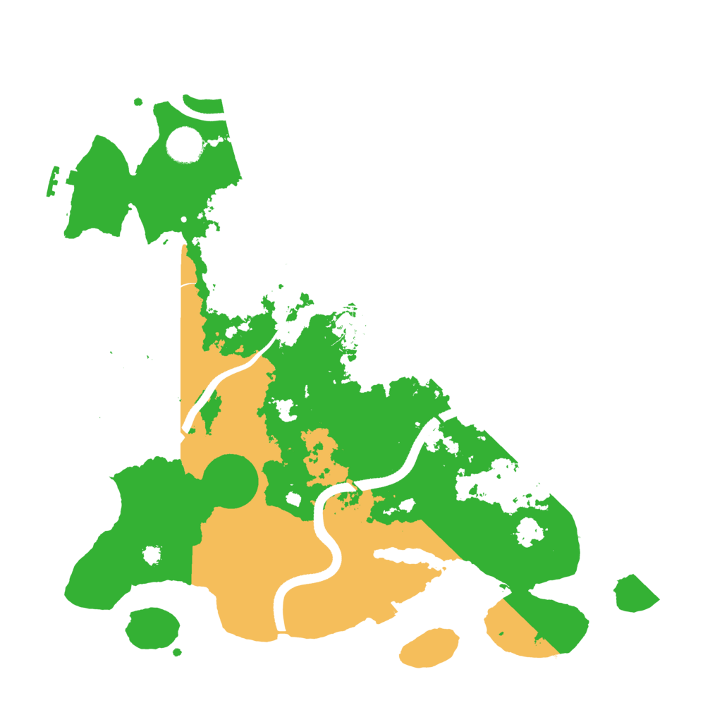 Biome Rust Map: Procedural Map, Size: 3500, Seed: 2159