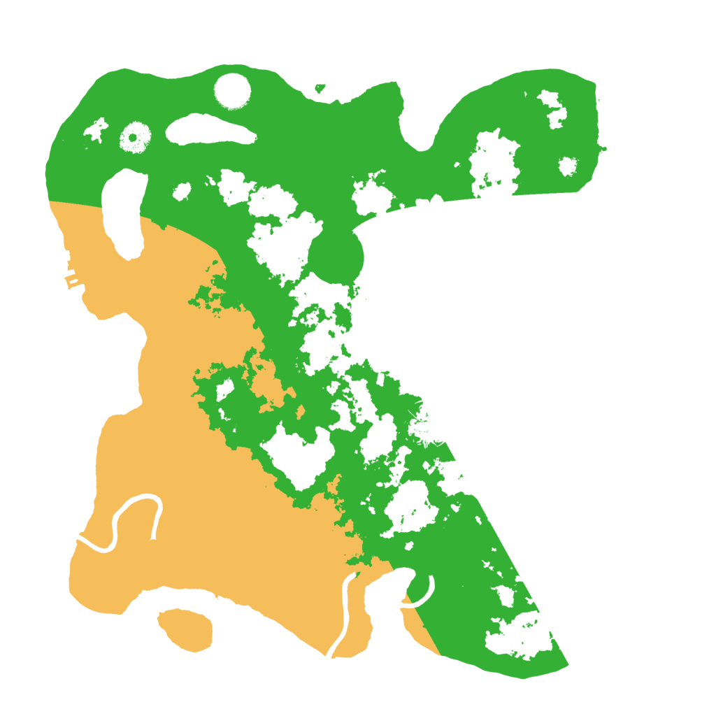 Biome Rust Map: Procedural Map, Size: 3500, Seed: 344782660