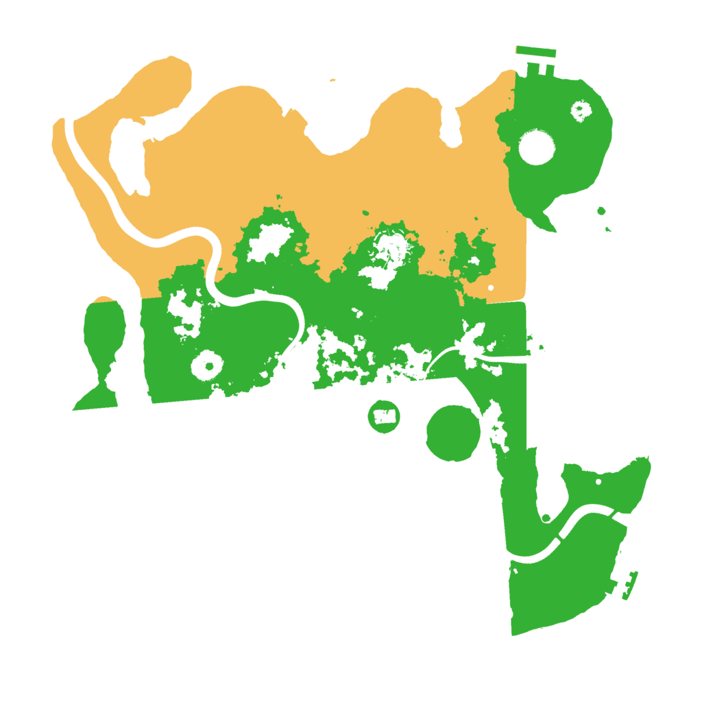 Biome Rust Map: Procedural Map, Size: 3500, Seed: 753201