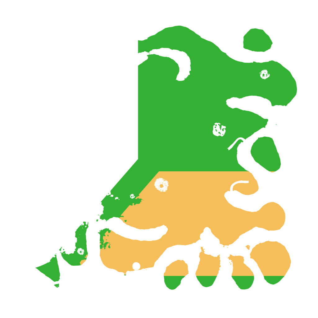 Biome Rust Map: Procedural Map, Size: 3500, Seed: 601696121