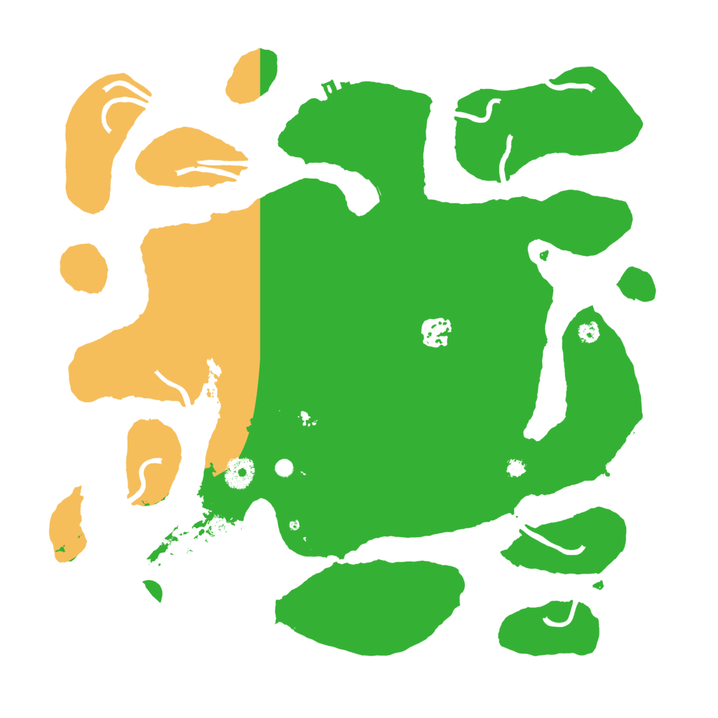 Biome Rust Map: Procedural Map, Size: 3500, Seed: 46829506