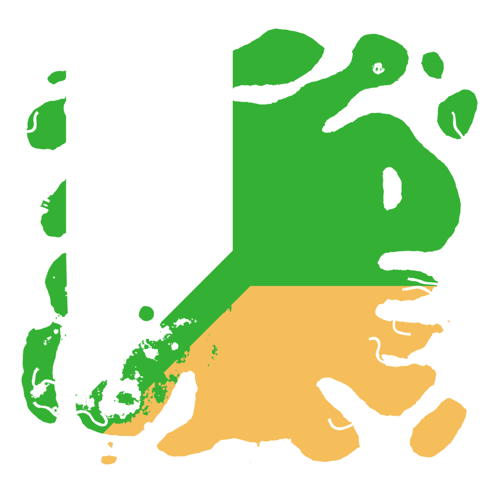 Biome Rust Map: Procedural Map, Size: 4500, Seed: 34588