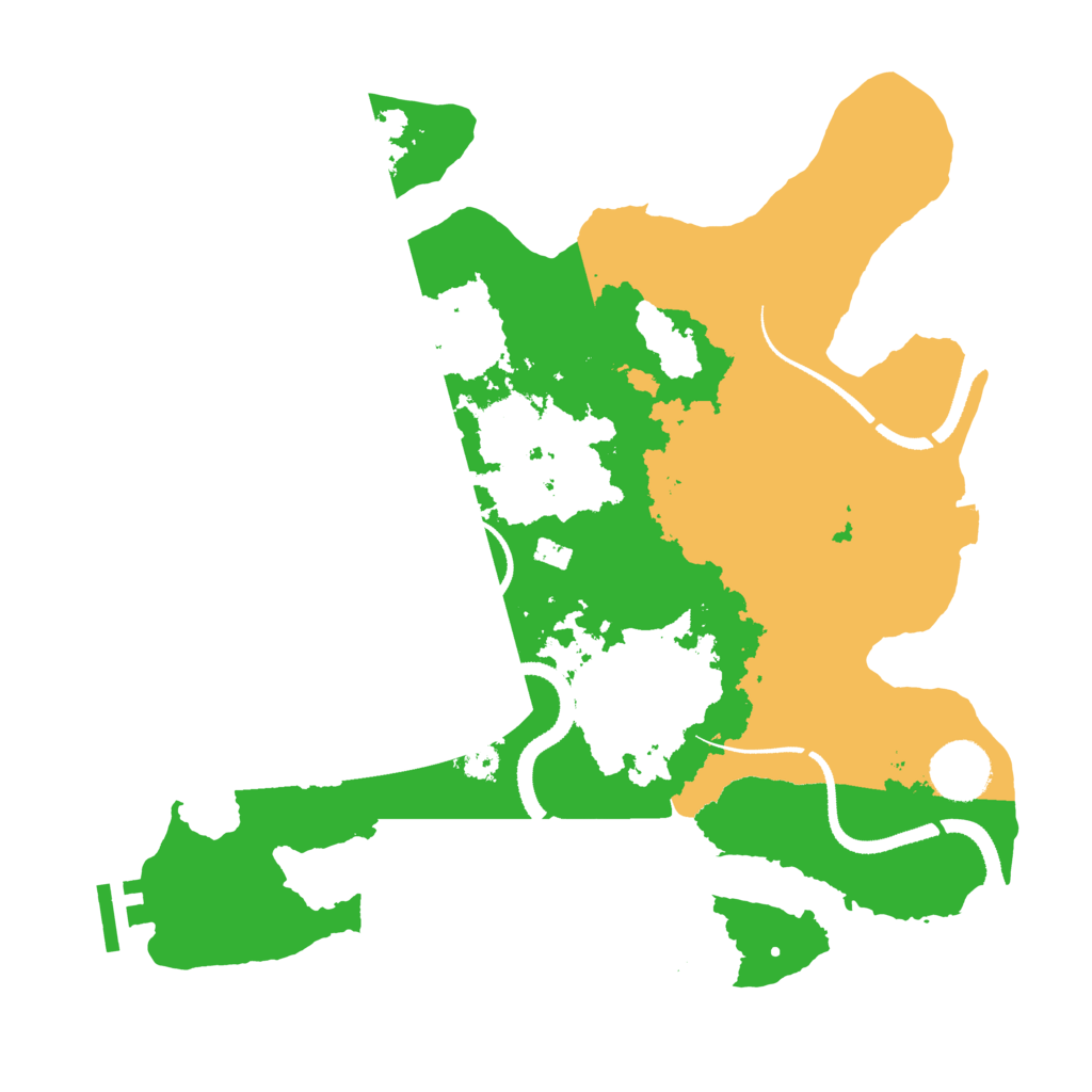 Biome Rust Map: Procedural Map, Size: 3250, Seed: 210919