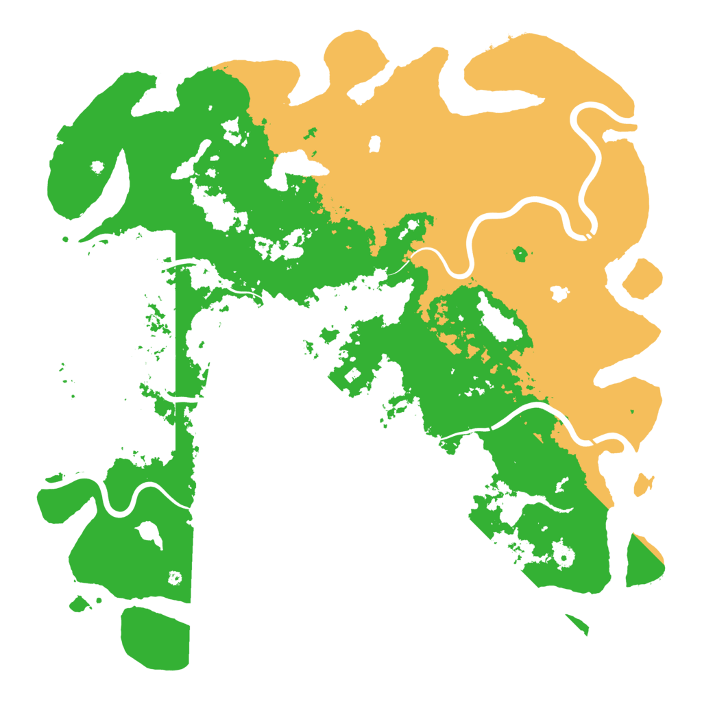Biome Rust Map: Procedural Map, Size: 5000, Seed: 627436510