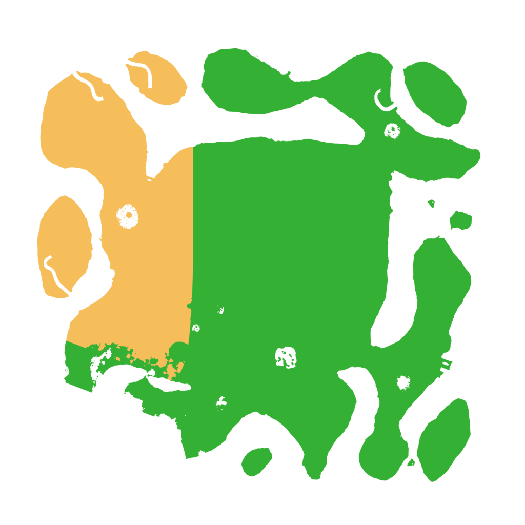 Biome Rust Map: Procedural Map, Size: 3500, Seed: 40645234