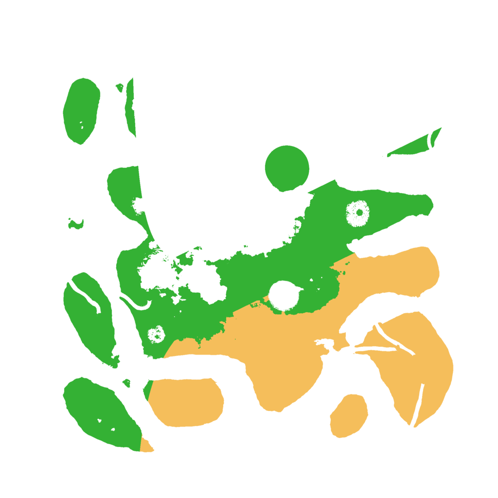 Biome Rust Map: Procedural Map, Size: 3000, Seed: 4835