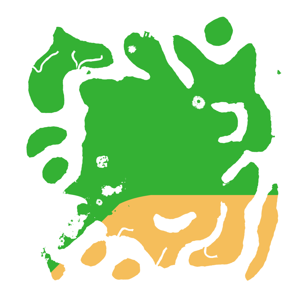 Biome Rust Map: Procedural Map, Size: 3600, Seed: 3526