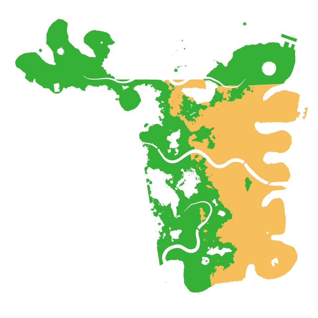 Biome Rust Map: Procedural Map, Size: 4000, Seed: 343795
