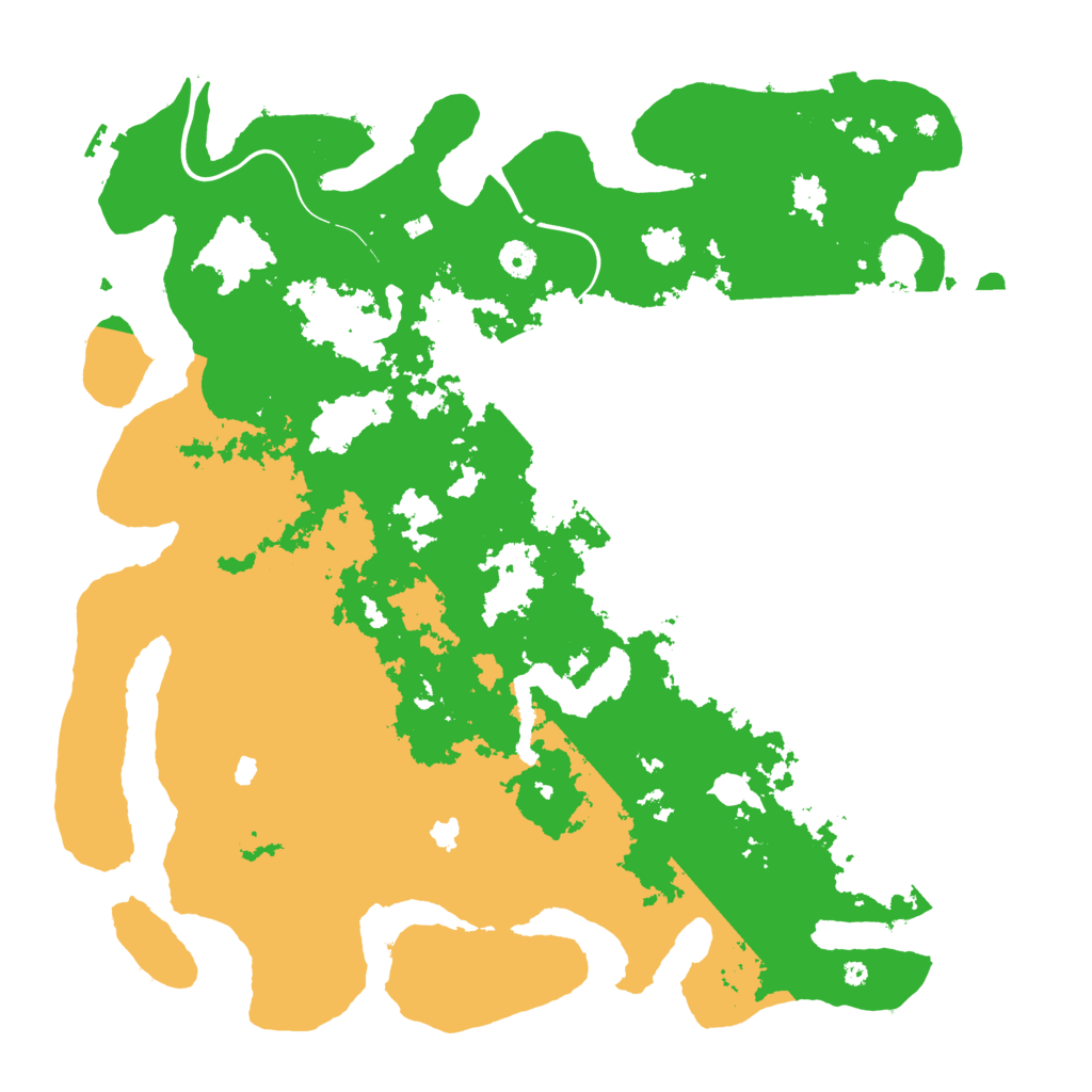 Biome Rust Map: Procedural Map, Size: 4500, Seed: 11111123
