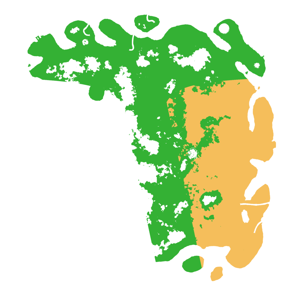 Biome Rust Map: Procedural Map, Size: 5000, Seed: 569627