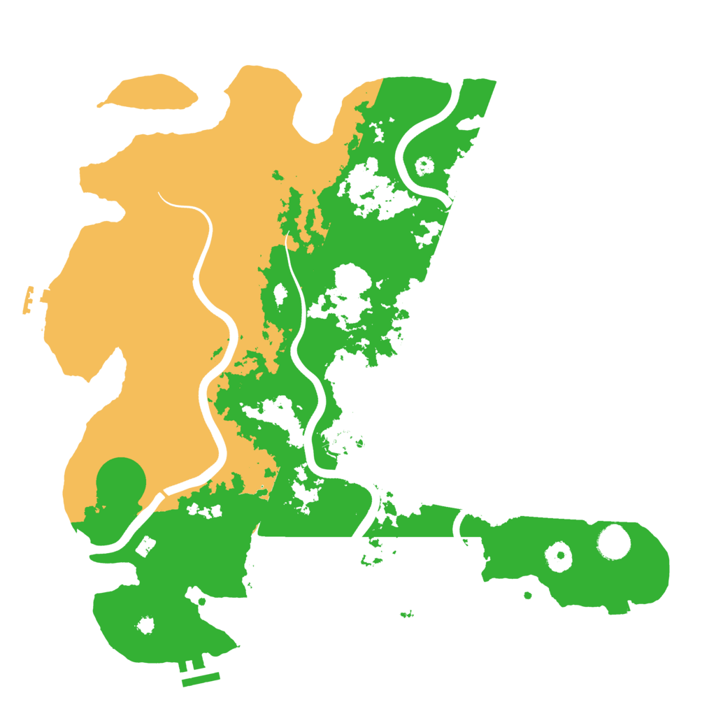 Biome Rust Map: Procedural Map, Size: 3800, Seed: 20320489