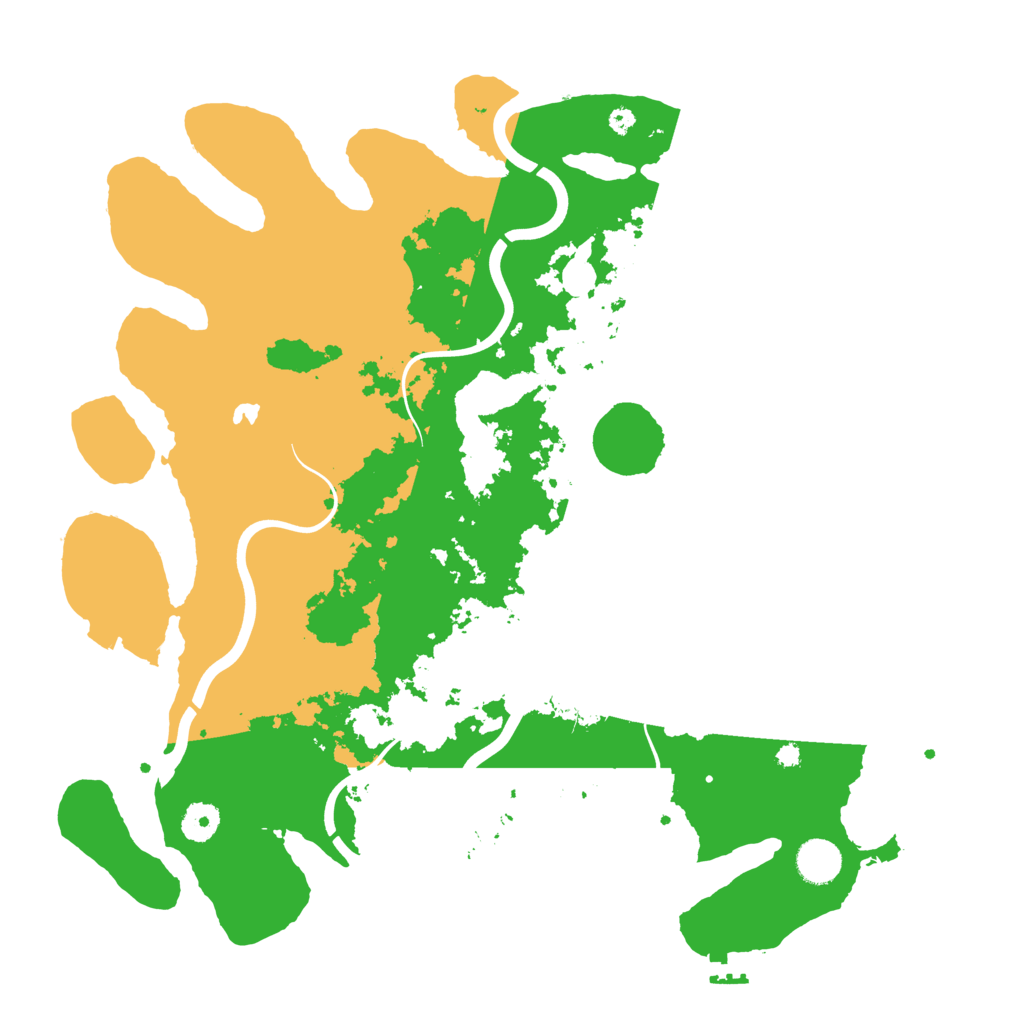 Biome Rust Map: Procedural Map, Size: 4000, Seed: 1184228703
