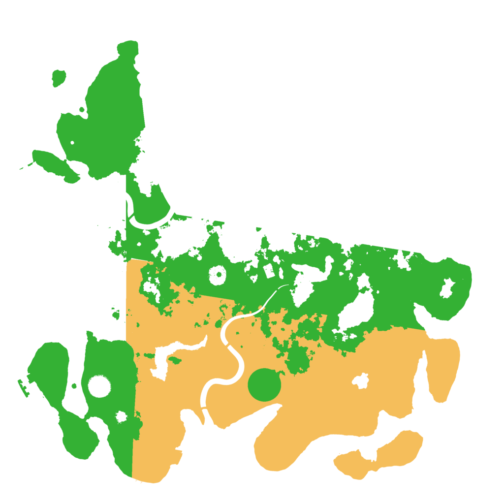 Biome Rust Map: Procedural Map, Size: 4000, Seed: 5524