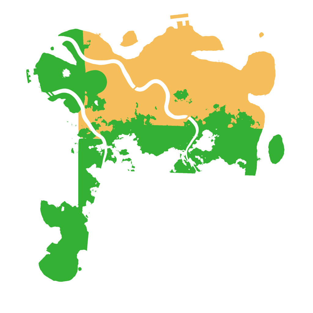 Biome Rust Map: Procedural Map, Size: 3500, Seed: 626389944