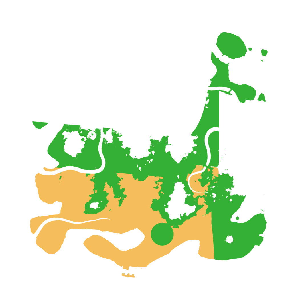 Biome Rust Map: Procedural Map, Size: 3400, Seed: 753516