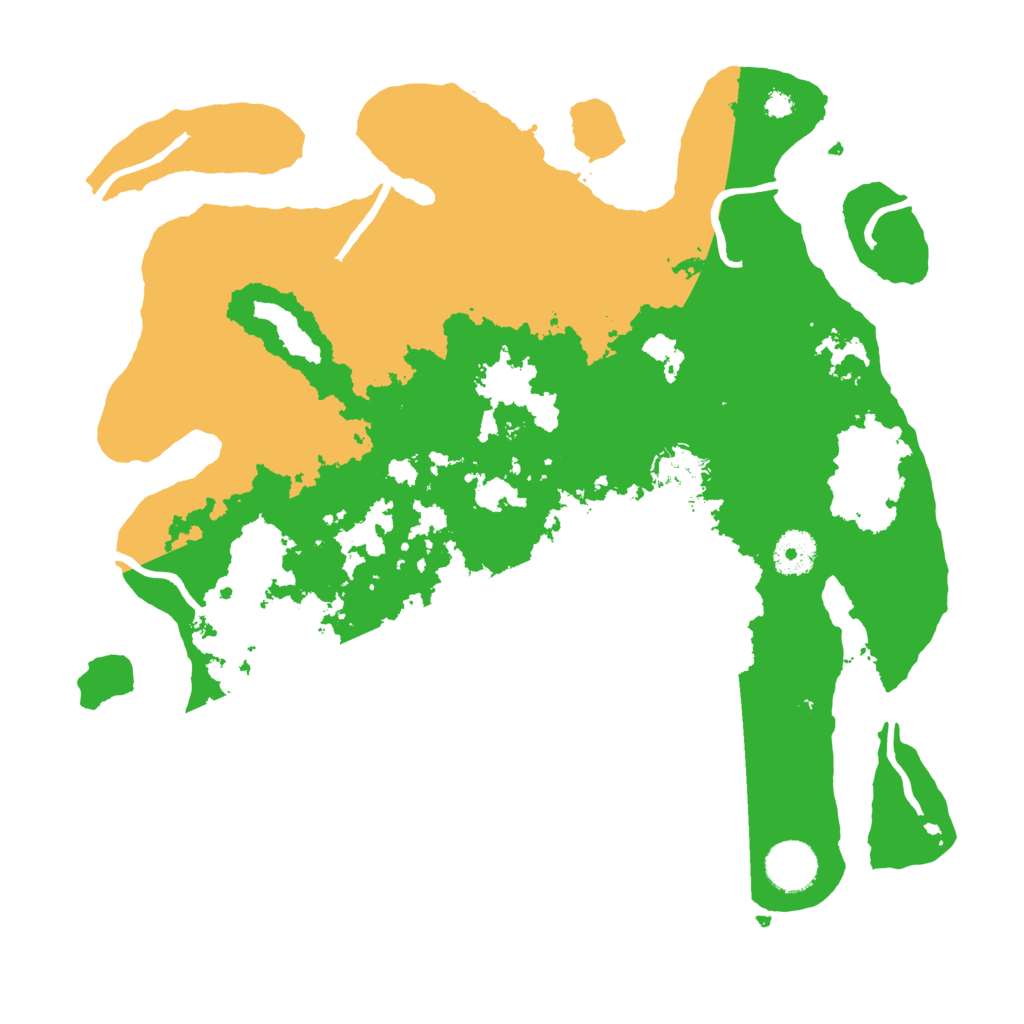 Biome Rust Map: Procedural Map, Size: 3500, Seed: 532264519