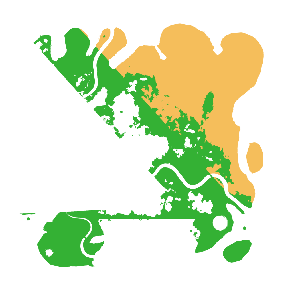 Biome Rust Map: Procedural Map, Size: 3500, Seed: 699777