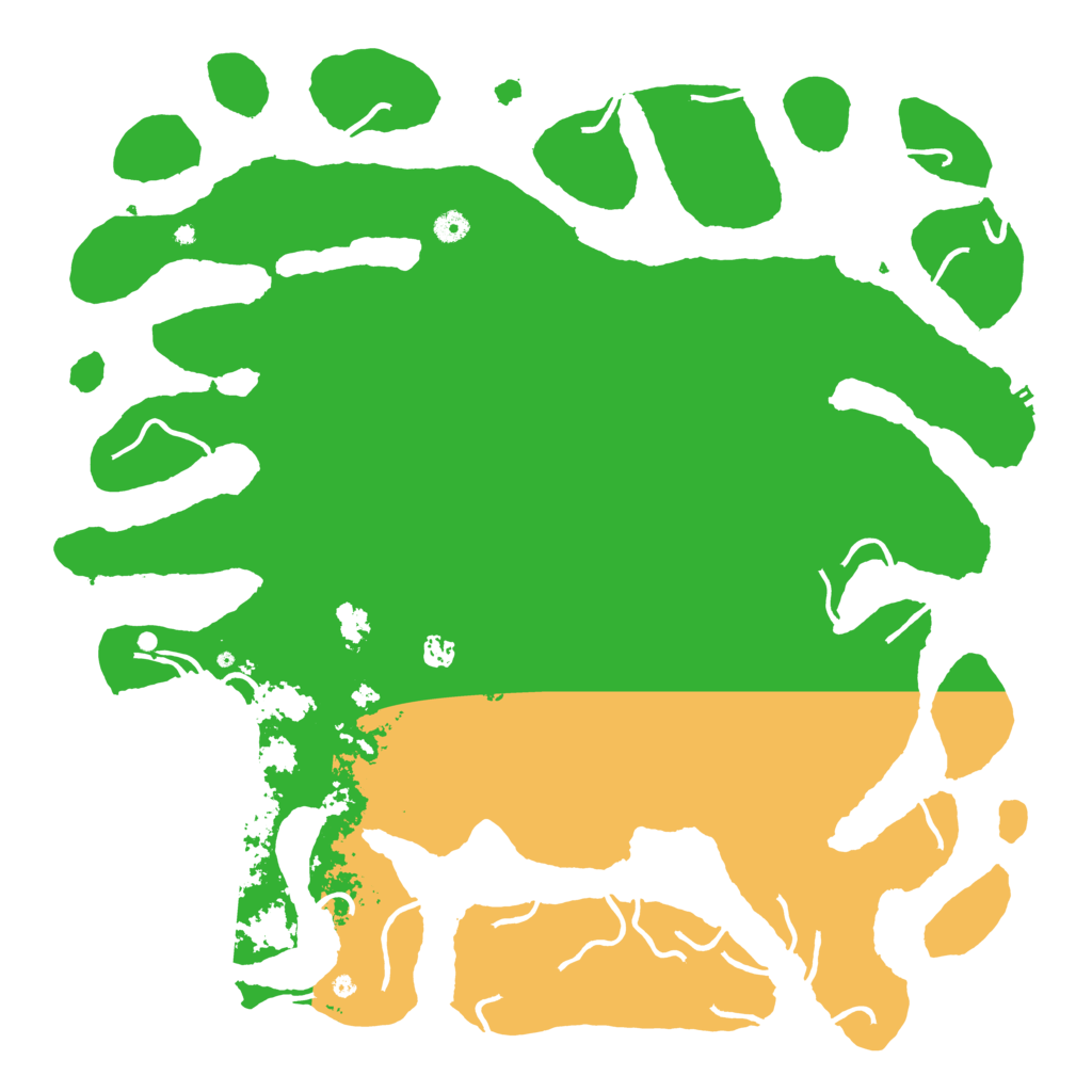 Biome Rust Map: Procedural Map, Size: 5000, Seed: 50159927