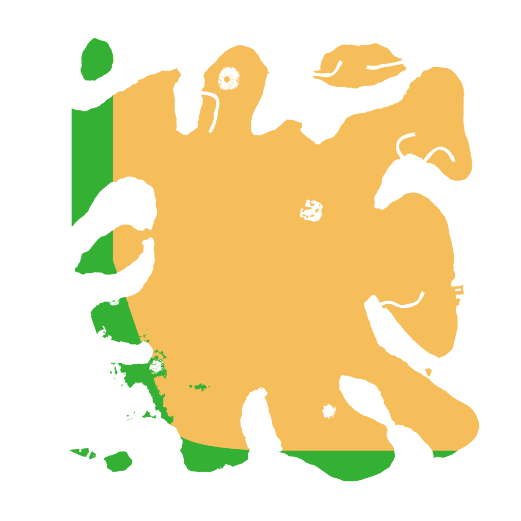 Biome Rust Map: Procedural Map, Size: 3500, Seed: 10495