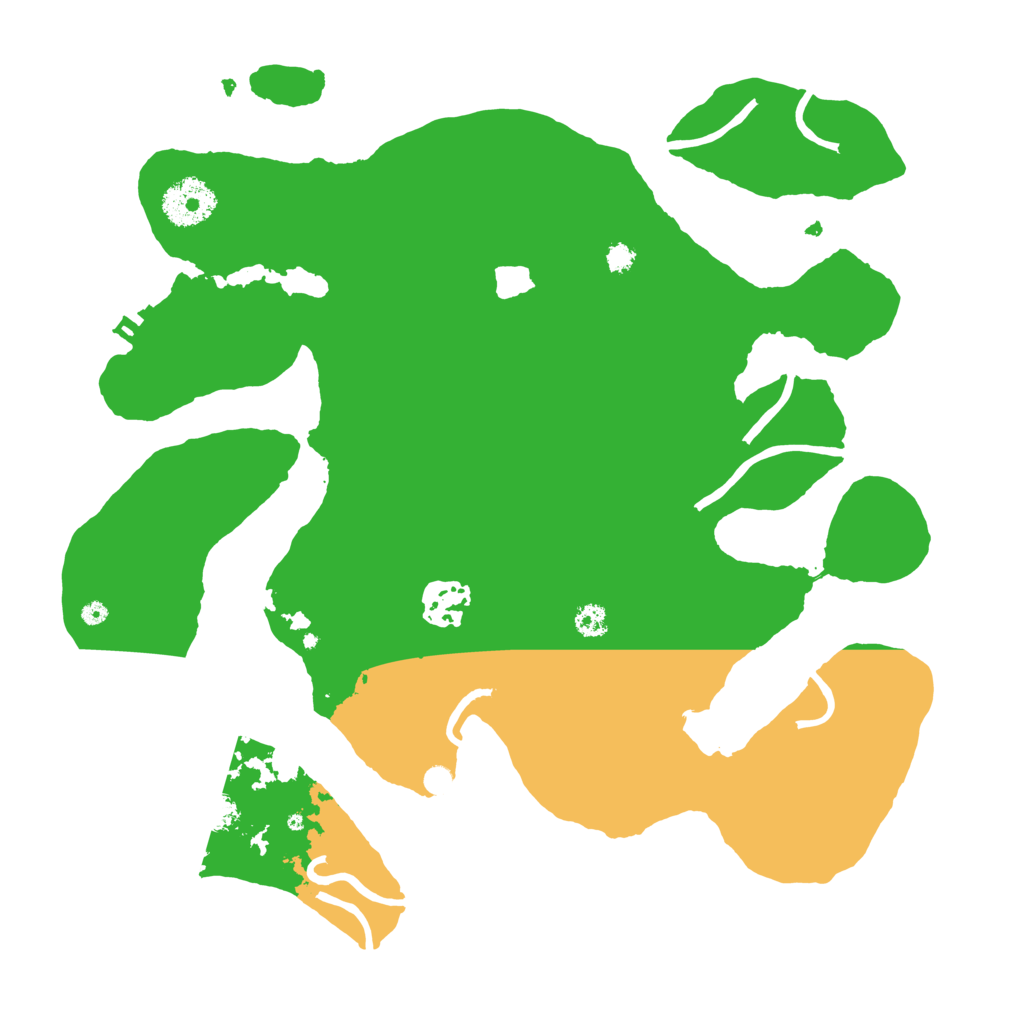 Biome Rust Map: Procedural Map, Size: 3100, Seed: 320110