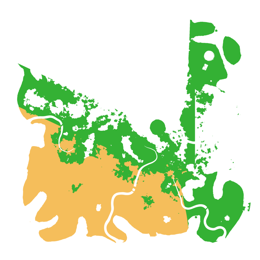 Biome Rust Map: Procedural Map, Size: 4500, Seed: 45682401