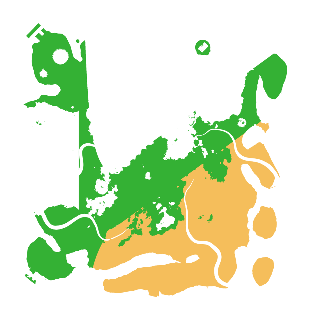 Biome Rust Map: Procedural Map, Size: 3600, Seed: 866110303