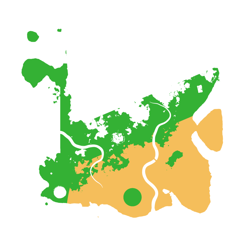 Biome Rust Map: Procedural Map, Size: 3500, Seed: 1685216076