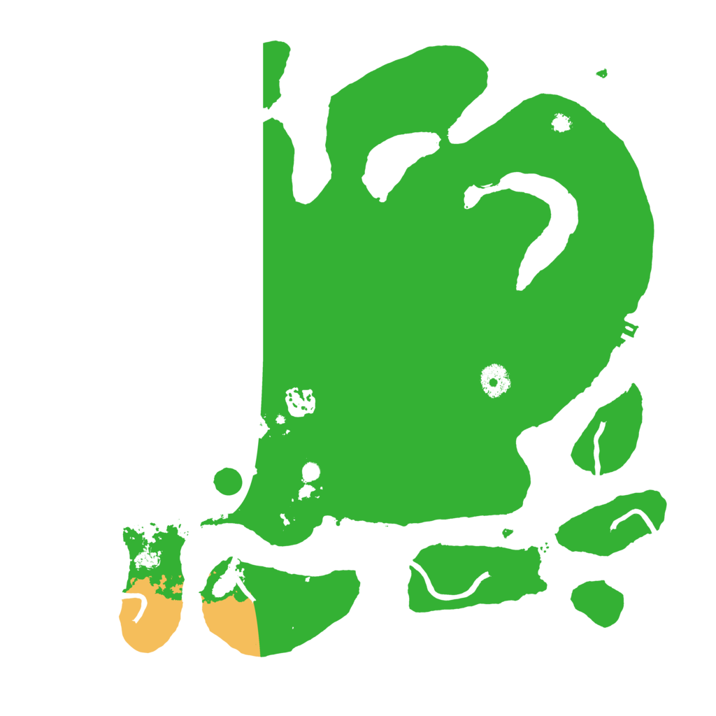 Biome Rust Map: Procedural Map, Size: 3500, Seed: 1231231434