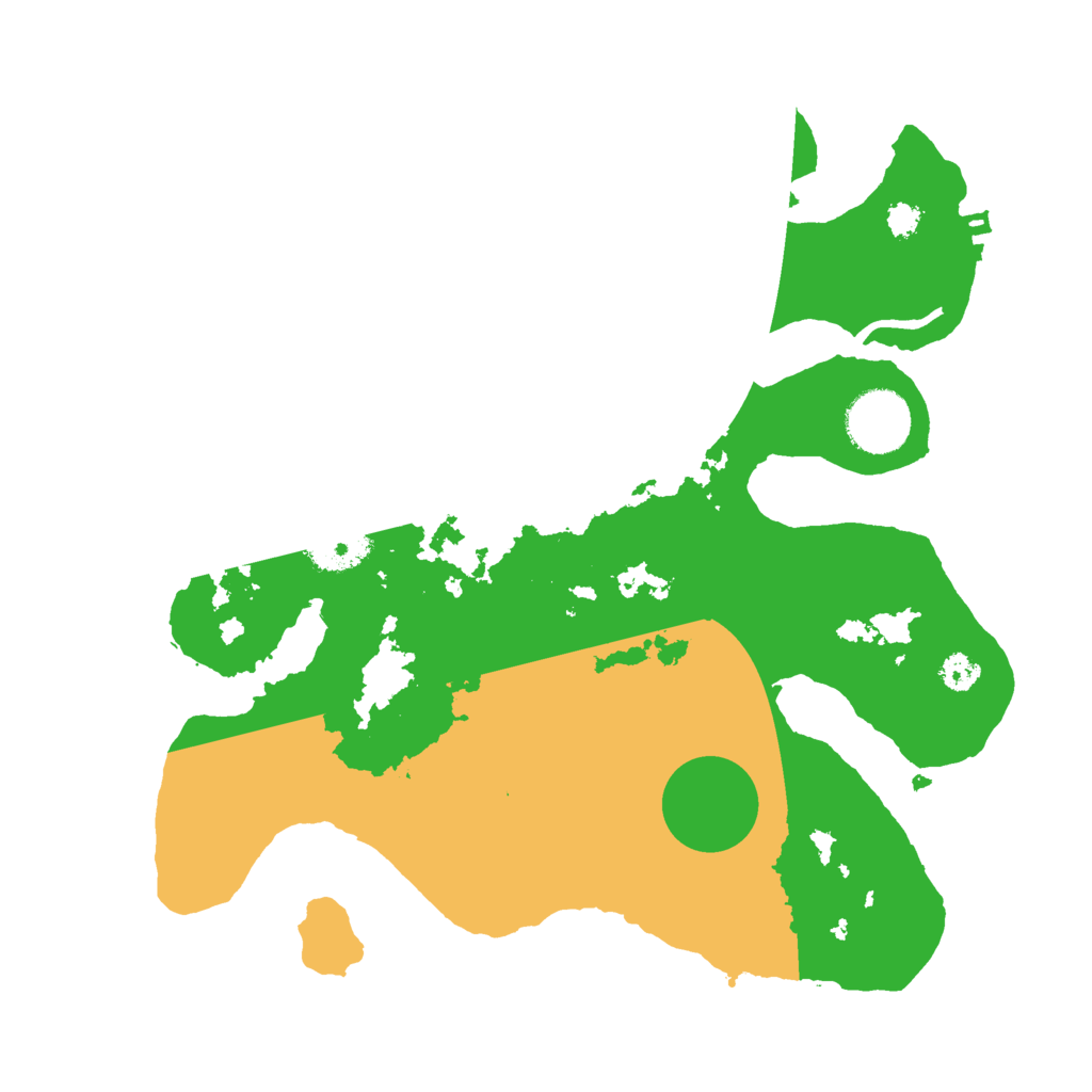 Biome Rust Map: Procedural Map, Size: 3000, Seed: 500570171