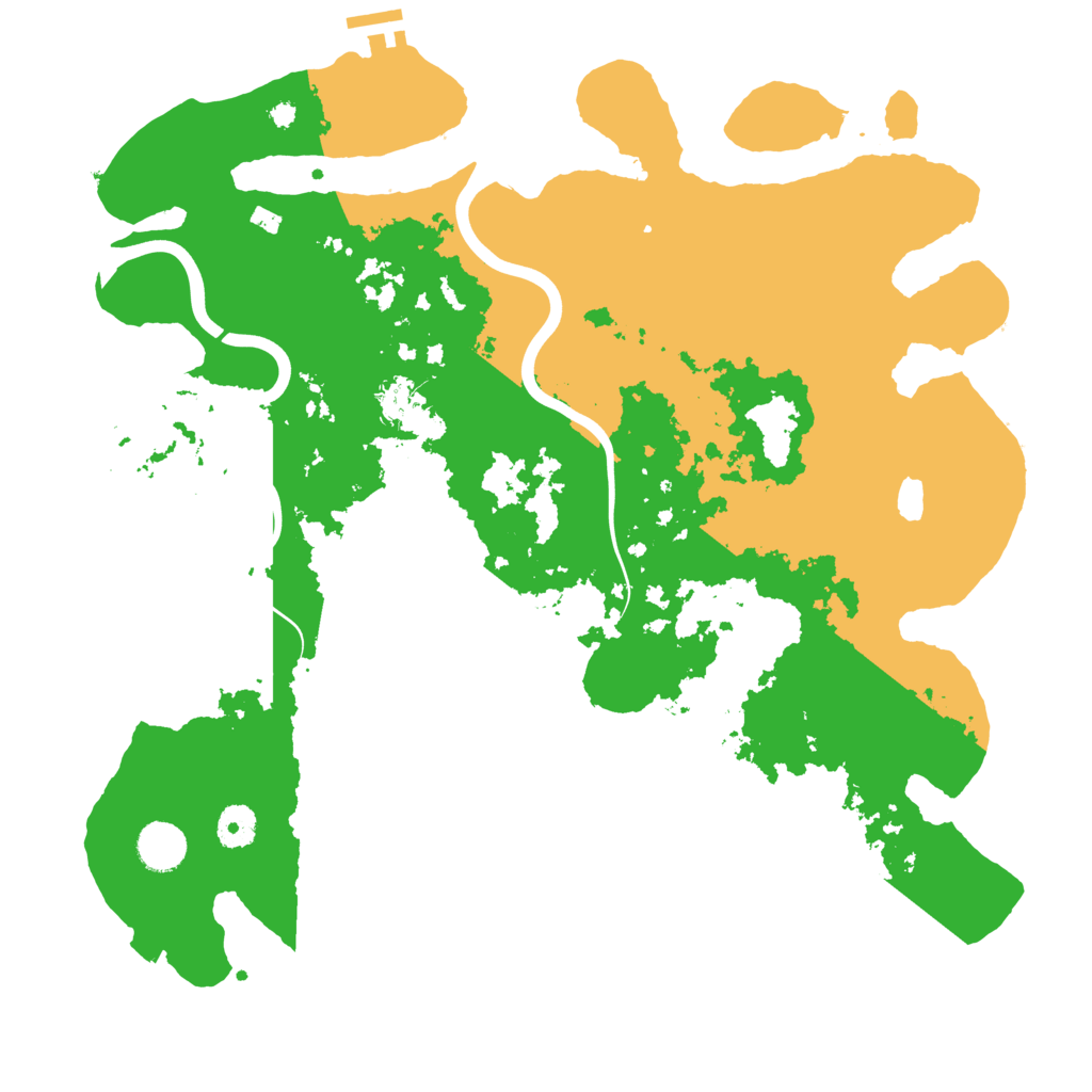 Biome Rust Map: Procedural Map, Size: 3950, Seed: 1527598543