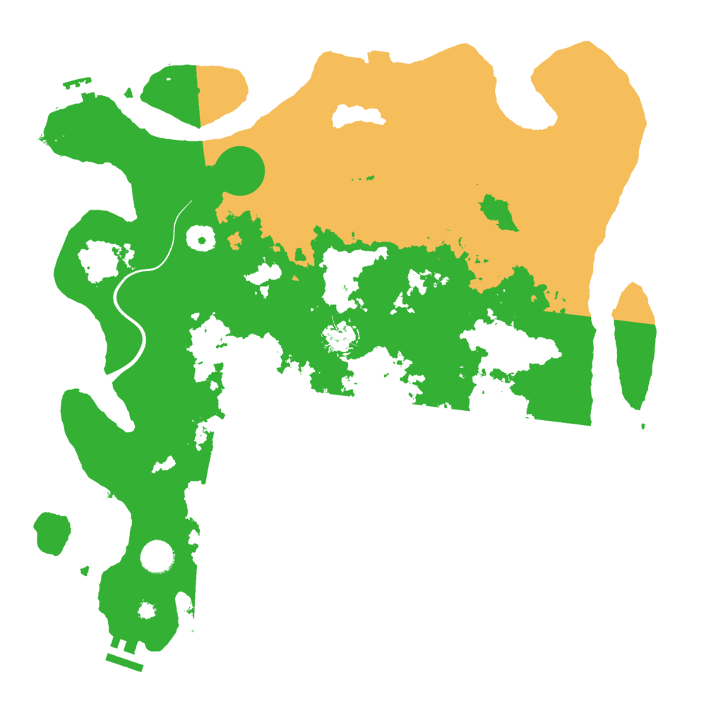 Biome Rust Map: Procedural Map, Size: 3850, Seed: 1942703300