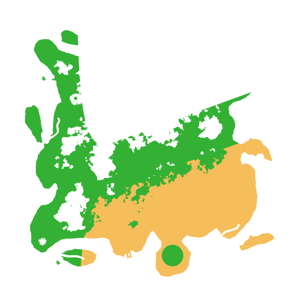 Biome Rust Map: Procedural Map, Size: 3600, Seed: 2452423